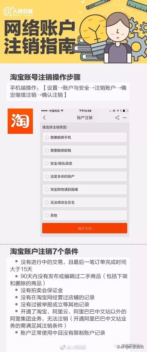 这些APP能永久销号了！手把手教你注销不用的账号