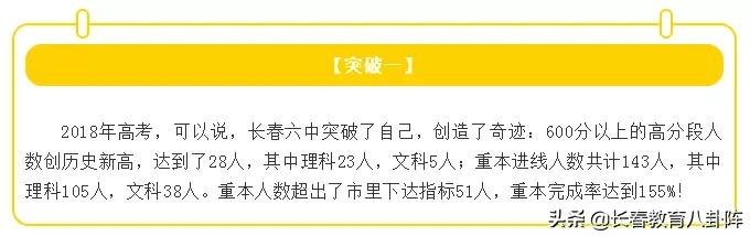 长春热门高中近三年进出口咋样?你决定选哪所了吗?