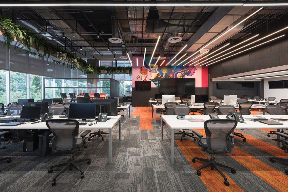 活力多彩Santander桑坦德银行墨西哥办公设计欣赏