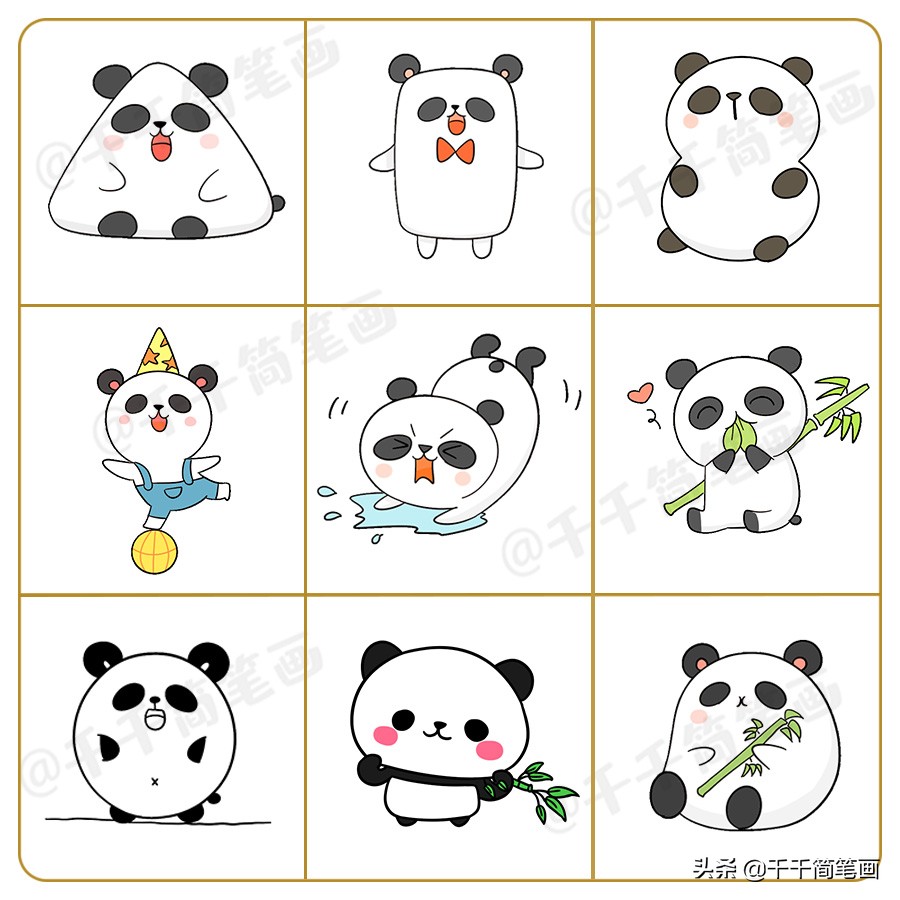 6-12岁儿童绘画简笔画小动物,简笔画ins可爱小图案小动物小狗