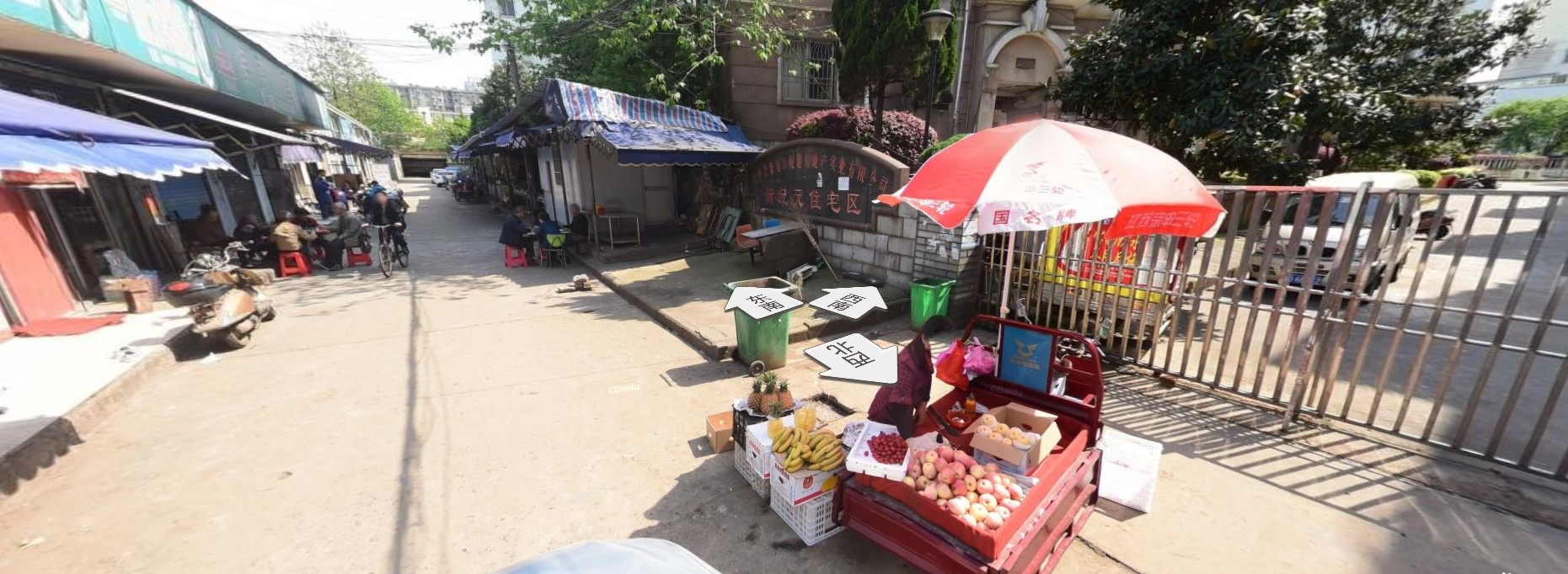 从九江火车站通道浔南大道（汽车站）这边的一条小路