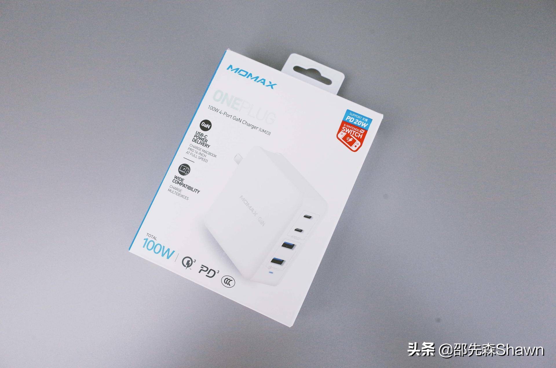 摩米士充电器35w给苹果充电好么,摩米士氮化镓65w充电器测评