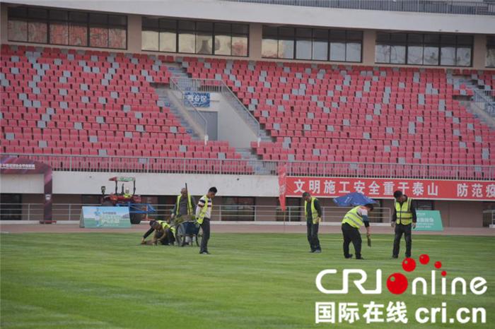 春来换新裳渭南市体育中心足球场完成新草坪铺设进入养护期