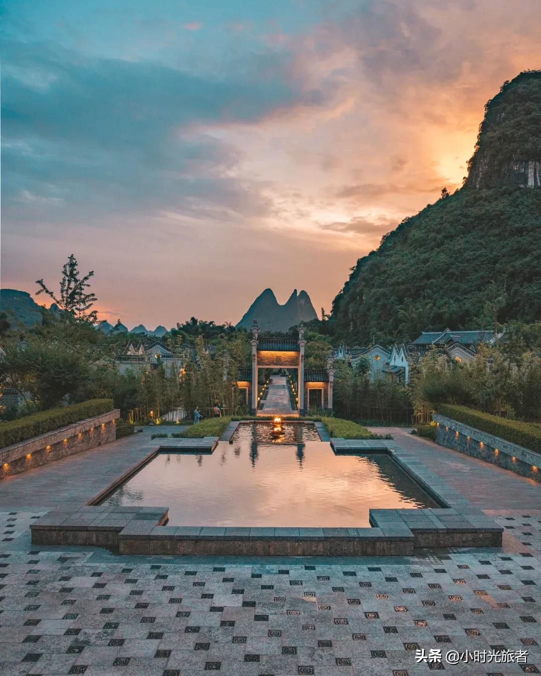 阳朔酒店风景好的推荐,桂林阳朔山水画酒店