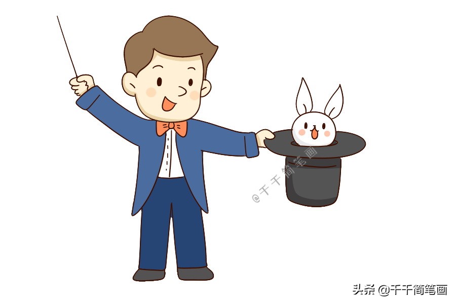 教你画Q版人物,画画手抄报中的q版人物简单教程