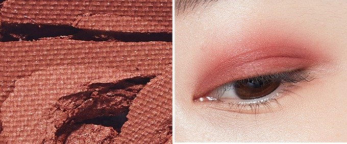 粉色眼影唇釉推荐,粉色眼影橘色亮片