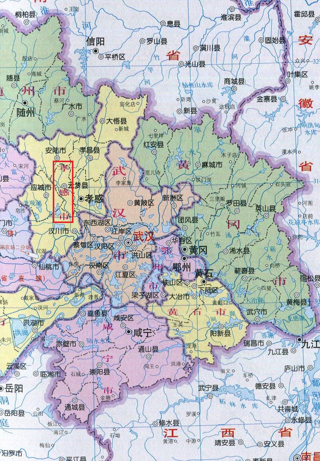 孝感市各县市人口与gdp,孝感各县市人口数量排名