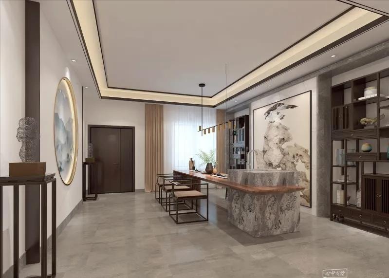 别墅案例赏析|301平方新中式风格