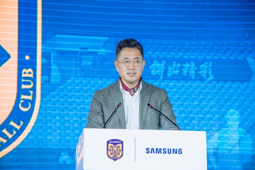 江苏苏宁易购足球俱乐部助威,三星赞助江苏苏宁