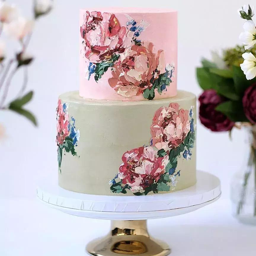 蛋糕好看复古可爱做法,艺术蛋糕创意制作视频