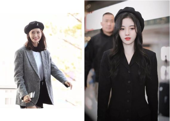 鞠婧祎同款贝雷帽戴法,鞠婧祎同款贝雷帽正确戴法