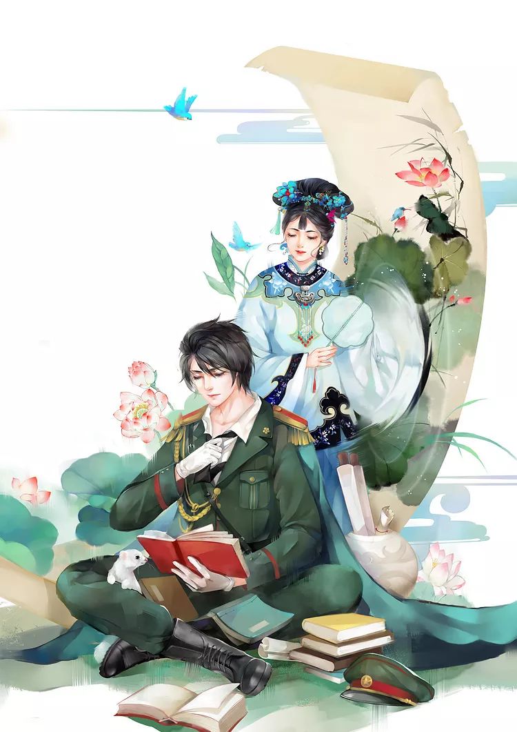 鐢滆湝鐖辨儏鍙ら鎻掔敾,鎻掔敾鍙ら鎰忓鎯呬荆