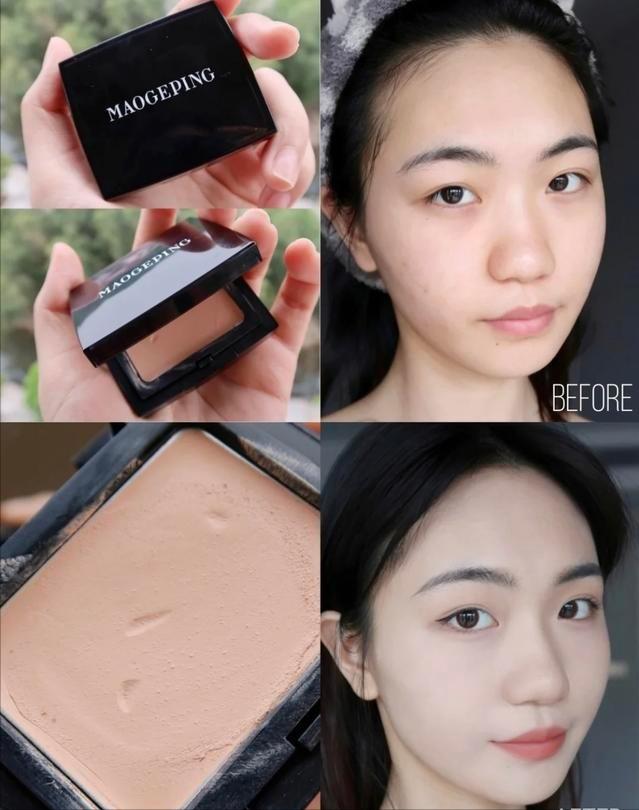毛戈平粉膏痘坑肌上妆效果,毛戈平粉膏瑕疵皮真实测评