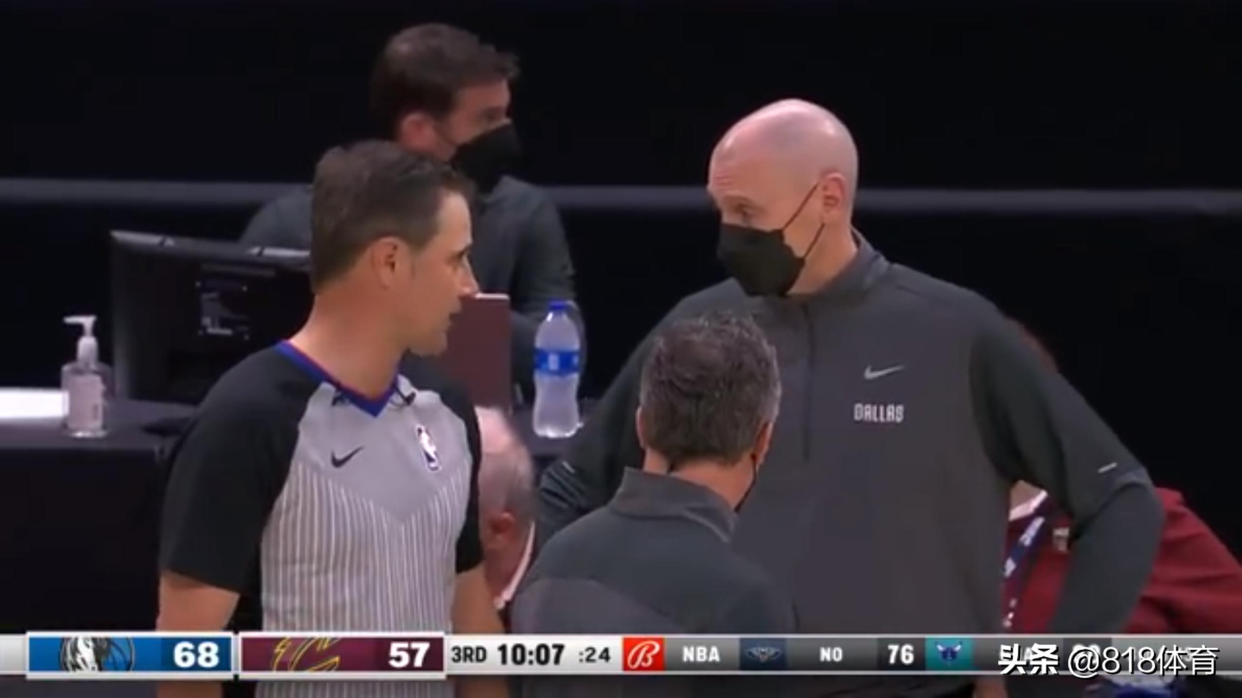 东契奇被犯规和詹姆斯被犯规,塞克斯顿和东契奇