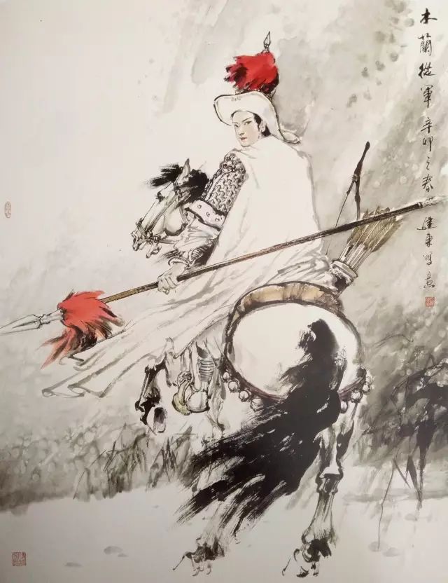 国画小写意人物画作品,姚有多国画写意人物画