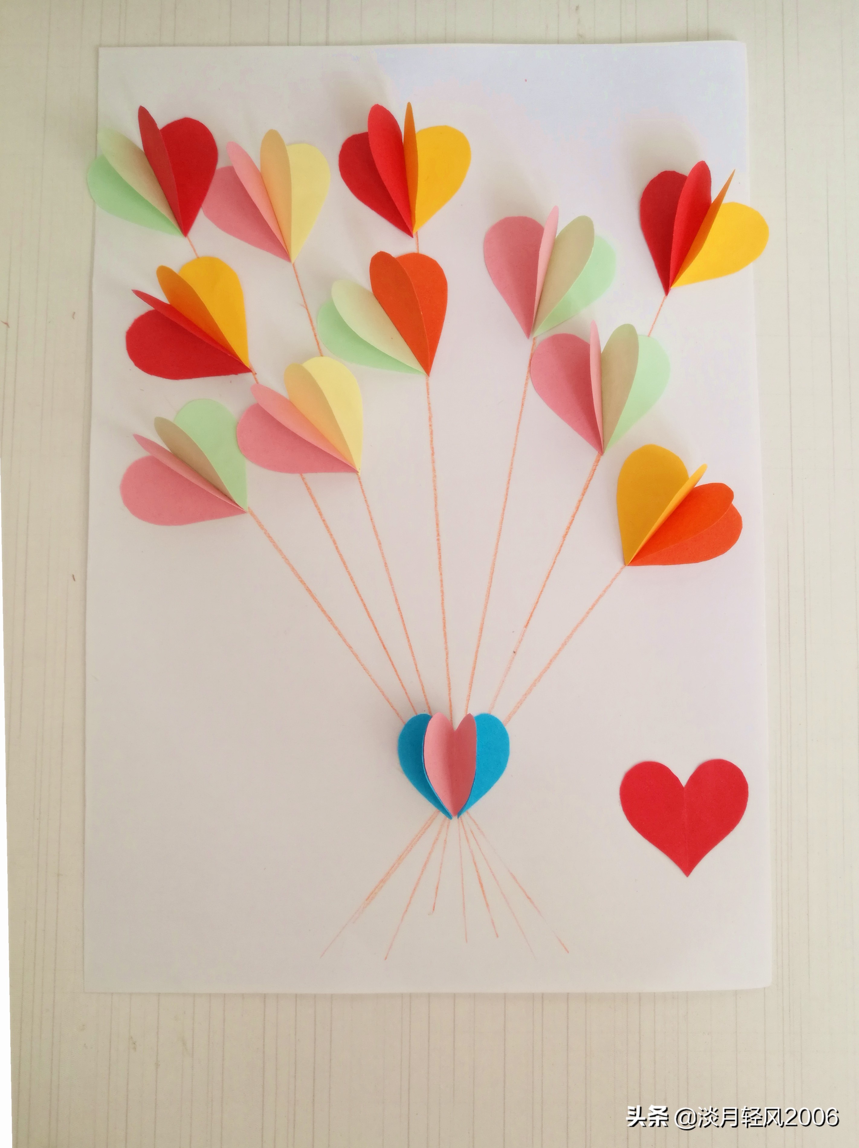 今天母亲节怎么做母亲节贺卡,母亲节制作贺卡爱心