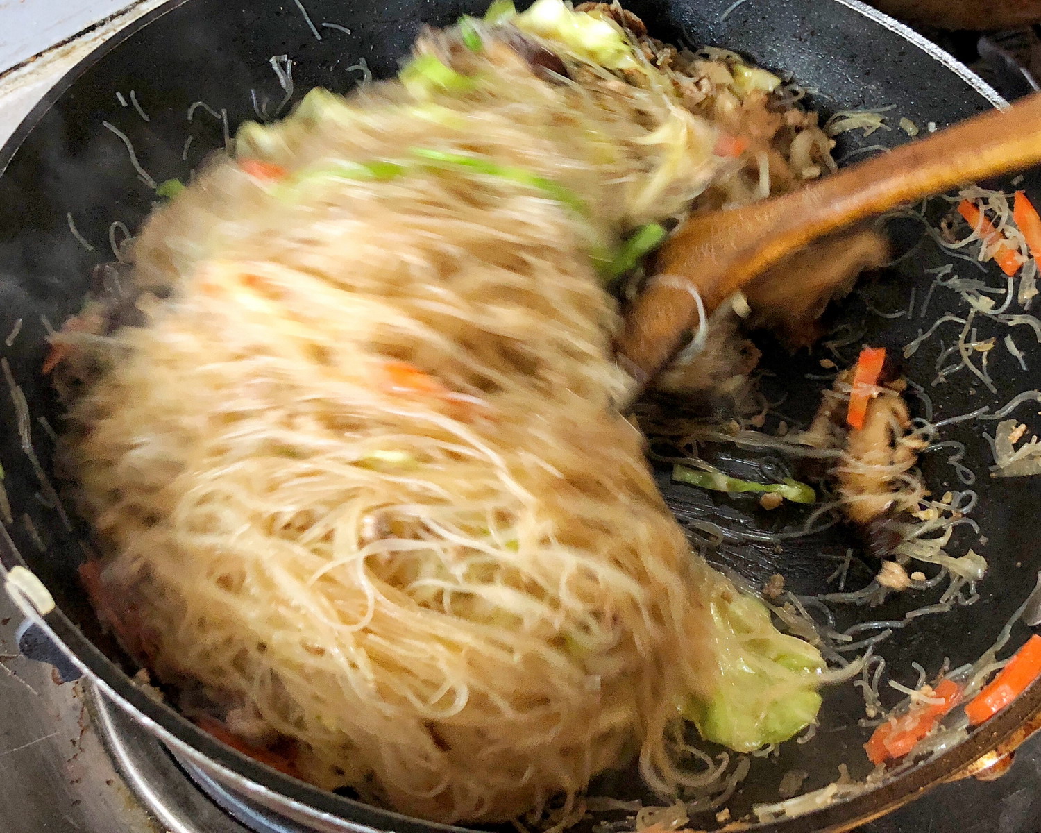 台湾炒米粉,台湾街头美食炒米粉