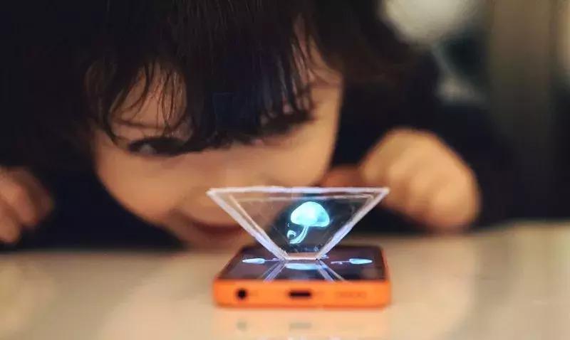 儿童裸眼3d投影互动,给孩子制作3d全息投影