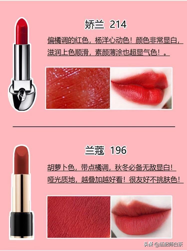 女人必买的10支口红推荐,一生必入口红排行榜