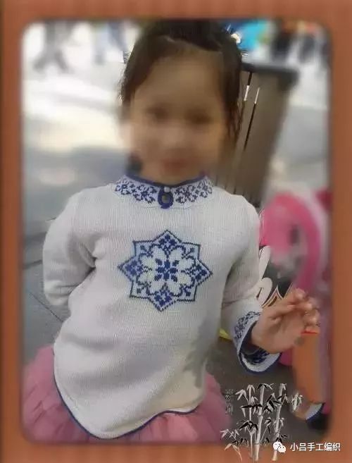 青花瓷毛衣图案大全,4-6岁儿童毛衣青花瓷毛衣