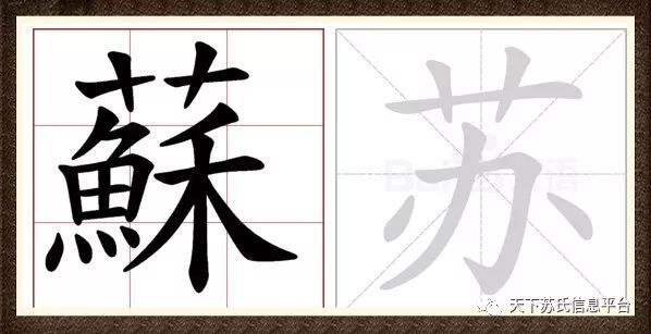 我们必知:“蘇”为何简化为“苏”