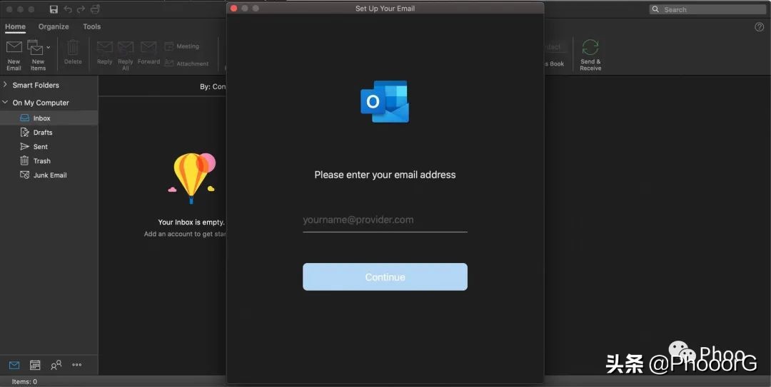 两步重置OutlookforMac