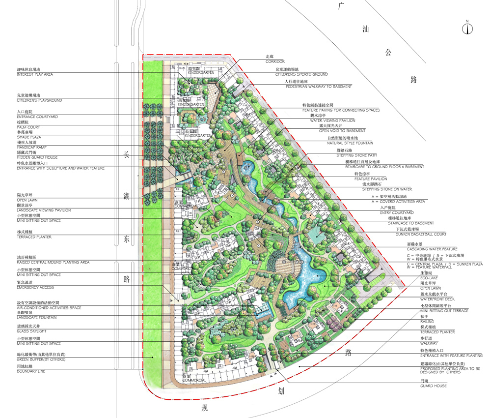 详细规划小区景观设计,会呼吸的小区