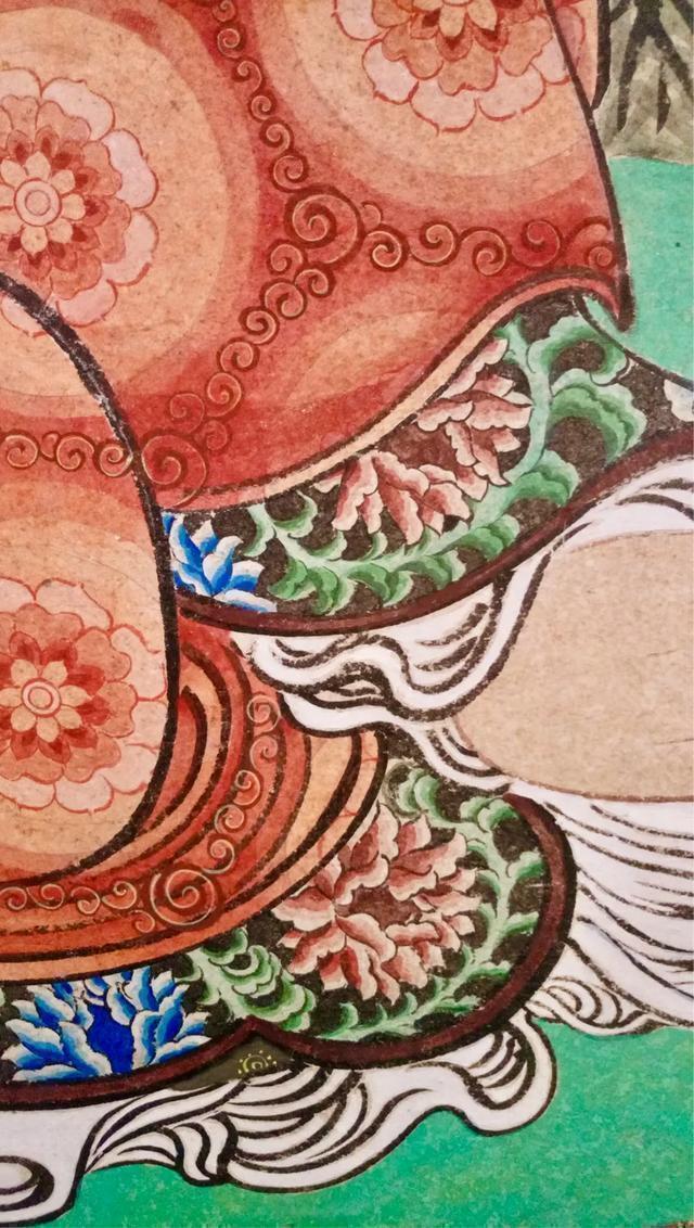 观音菩萨三十二像工笔画,观世音菩萨画像工笔画