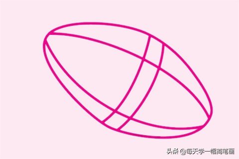 橄榄球简笔画怎么涂色,各种球的画法简笔画