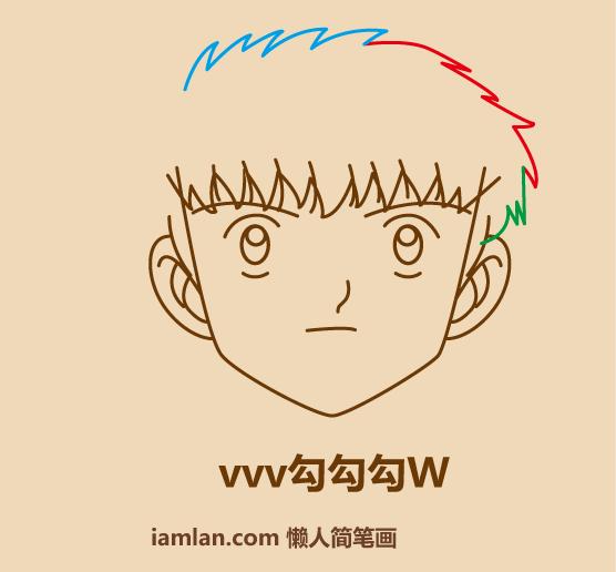 一分钟足球绘画,足球小子铅笔画图片