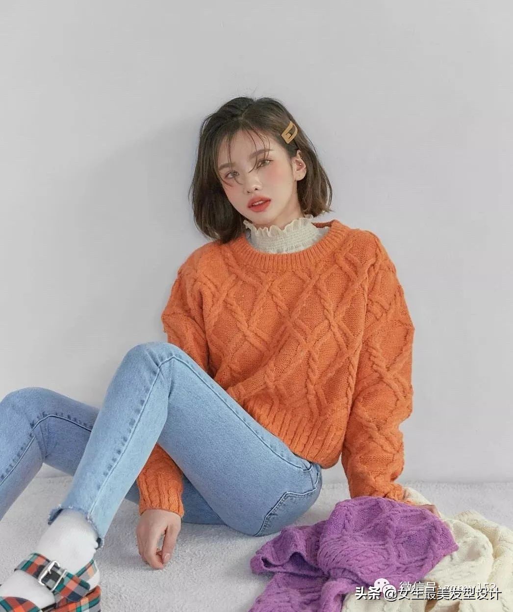 少女心爆棚的中短发,学生党能扎起来的短发推荐