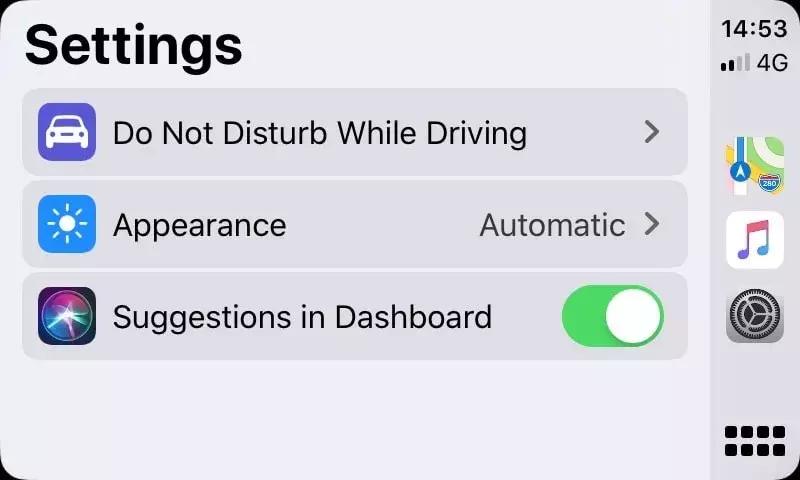 ios13carplay有啥改进,ios13carplay界面