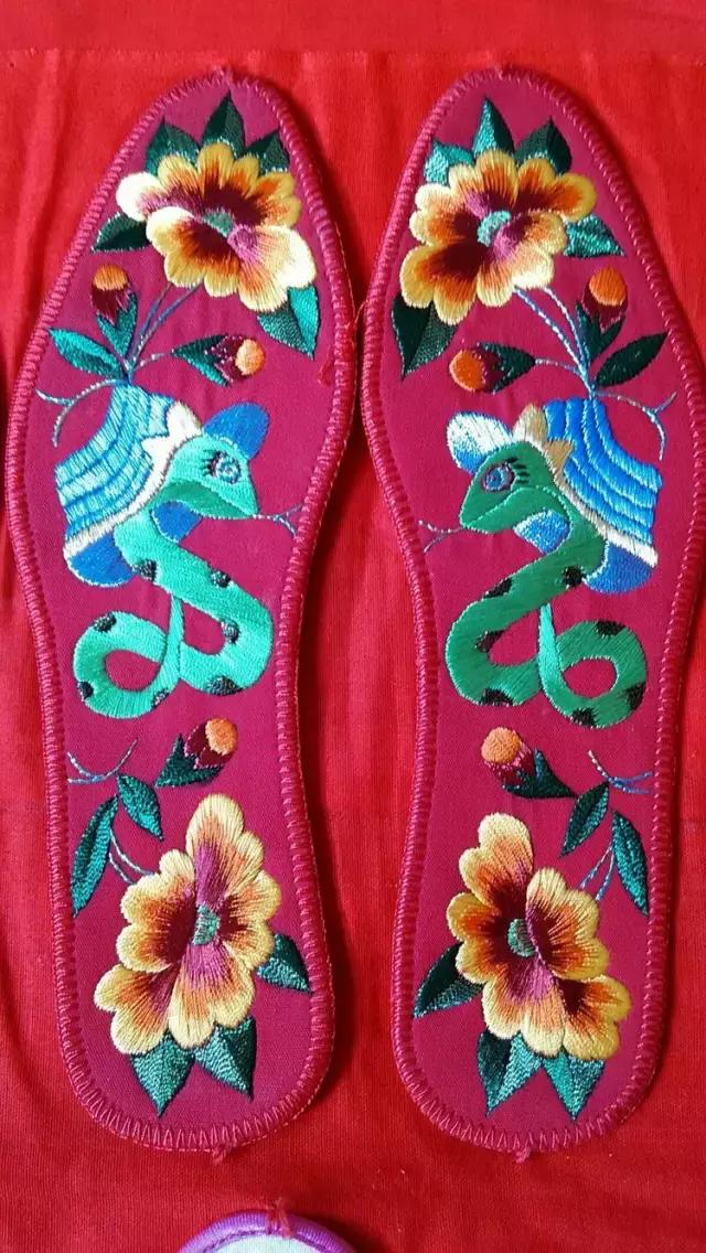 好看的刺绣鞋垫图案大全,刺绣鞋垫100种图片