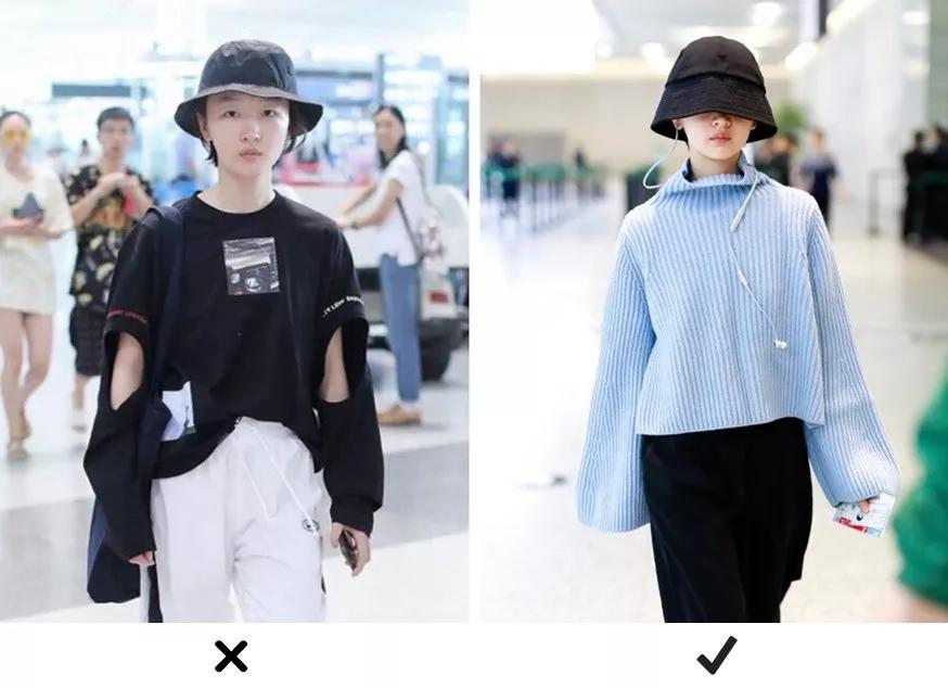 显脸小短发渔夫帽,适合短发的渔夫帽