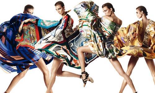 真美啊!爱马仕丝巾