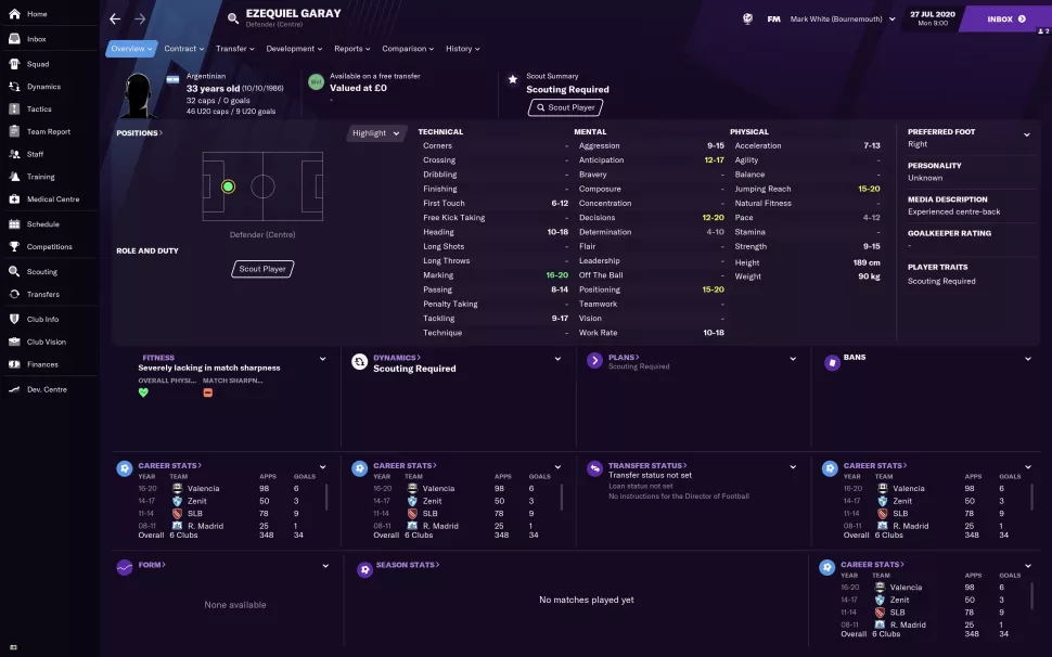 fm2021开档必签球员推荐,fm2021开档必签年轻妖人