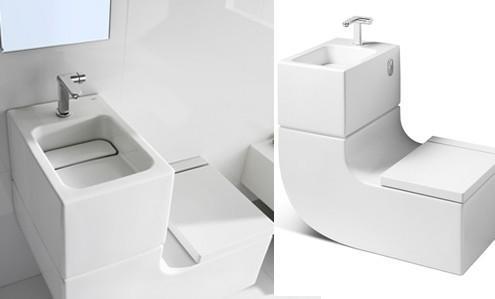 日本马桶和洗手盆一体的,日本智能马桶带节水洗手盆