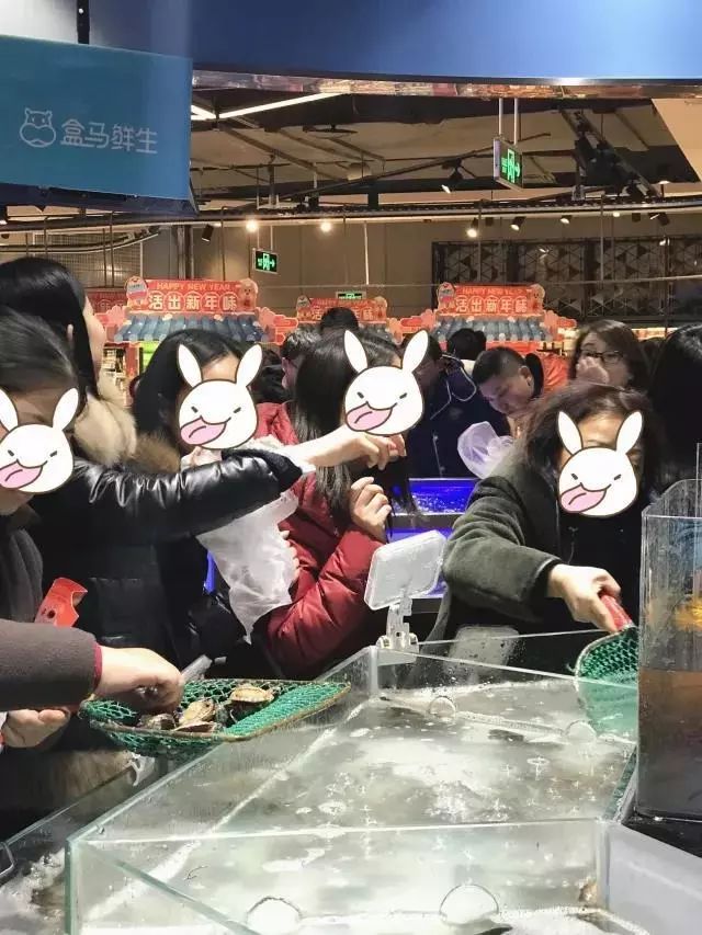 四环外开了家盒马，整个剑南大道的人都去凑热闹了