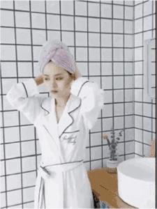 君君有货丨小红书爆款！日本神级干发帽，扔掉电吹风，告别电辐射