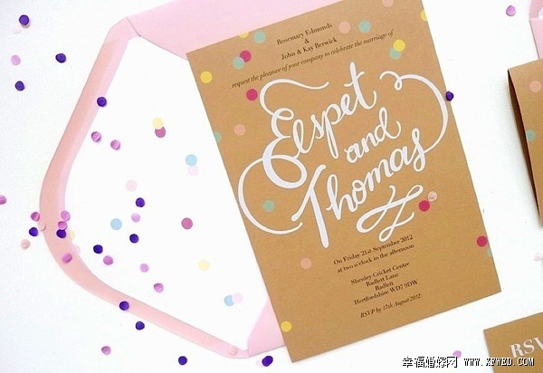 教你如何DIY你的婚礼请柬