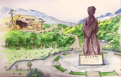 手绘贵阳国际中心,手绘贵阳地图简单又漂亮