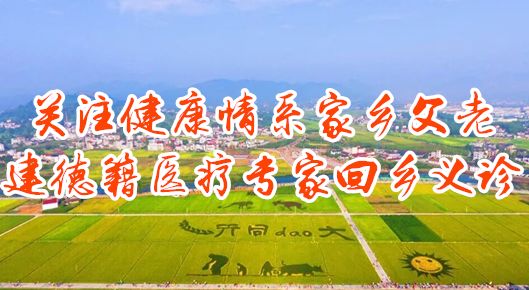 24位在沪东阳籍医疗专家回乡义诊,建德义诊