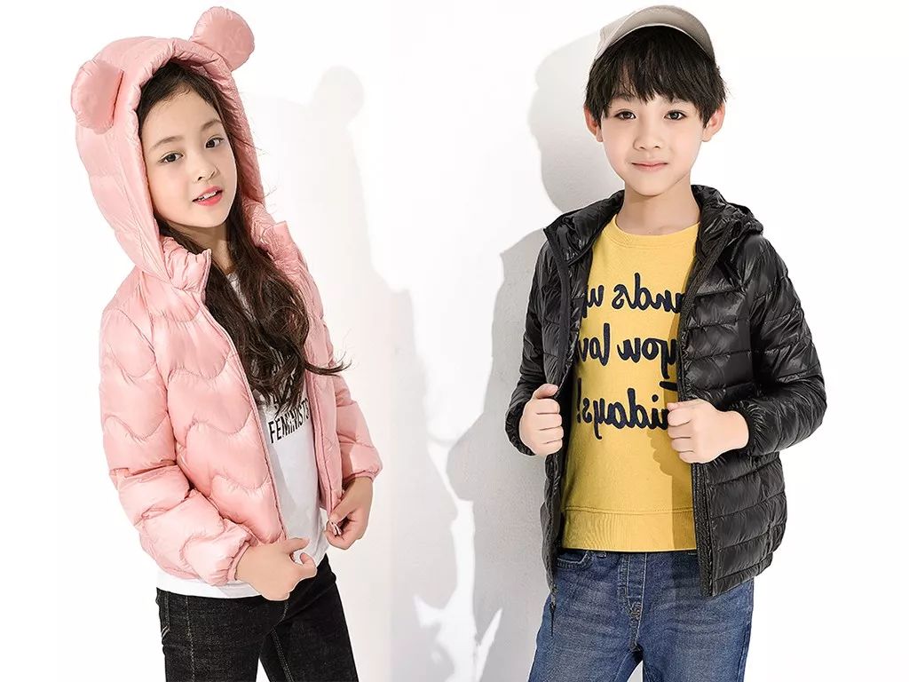 羽绒服休闲韩版新款宽松显瘦针织,时尚百搭儿童加绒保暖毛衣