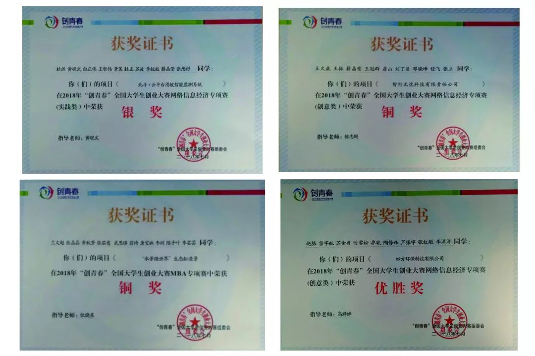 点赞!|长大在“创青春”全国大学生创业大赛中斩获佳绩