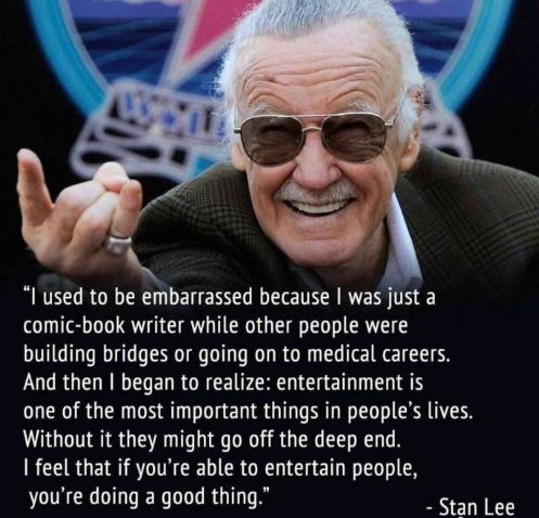 斯坦李最后的话,关于斯坦李的段子