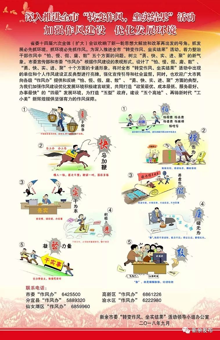 各单位注意：新余出台“亮牌”管理办法，让“孙连城”式单位、干部无处藏身