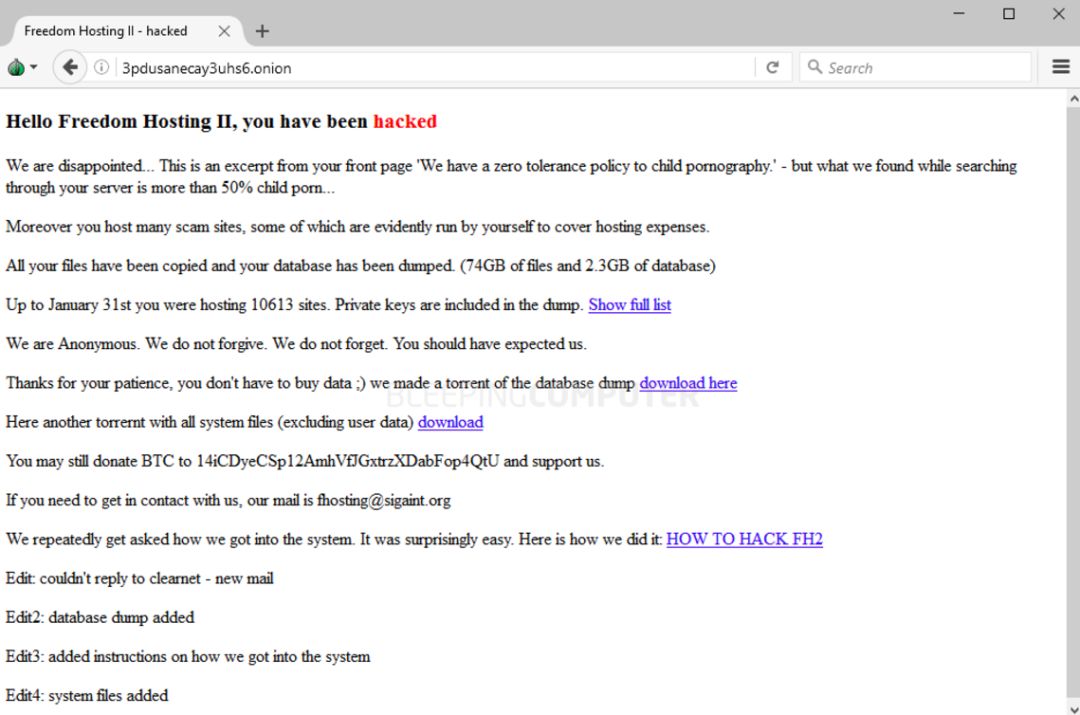 传说中很黄很*力暴**的暗网，被黑客灭掉了一半……