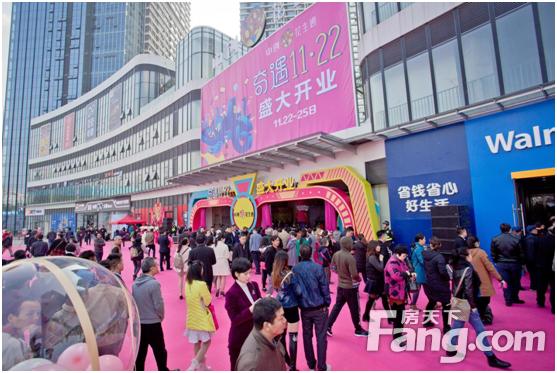 赣州中创花生唐购物广场人气,中创沃尔玛开业时间