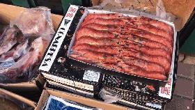 黑河低温冷库,东北最冷黑河早市冻货