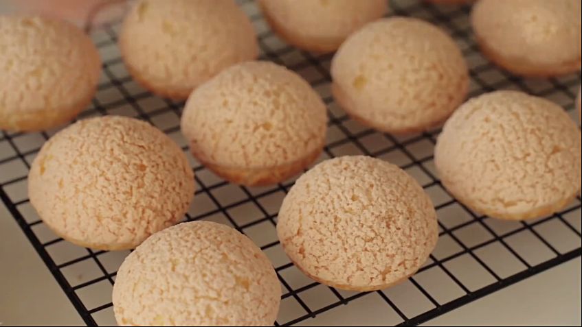 超好吃的蜜桃泡芙,超过100个赞的美食